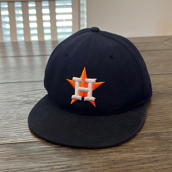 New Era 59 Fifty Fitted Houston Astros Baseball Hat 6 3/4 with Carlos Correa sig - Picture 3 of 10